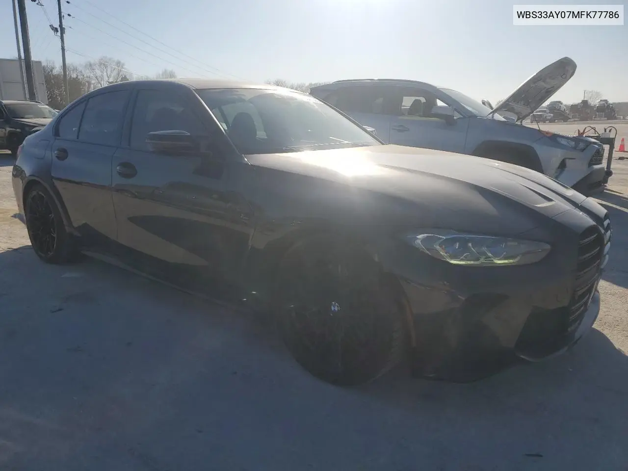2021 BMW M3 Competition VIN: WBS33AY07MFK77786 Lot: 48541505
