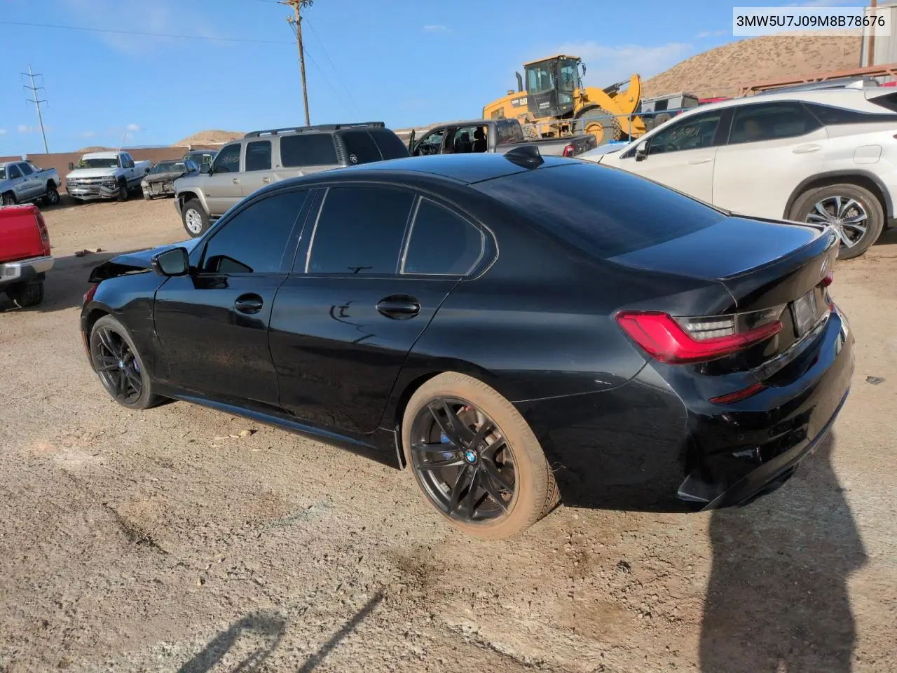 2021 BMW M340I VIN: 3MW5U7J09M8B78676 Lot: 51657015