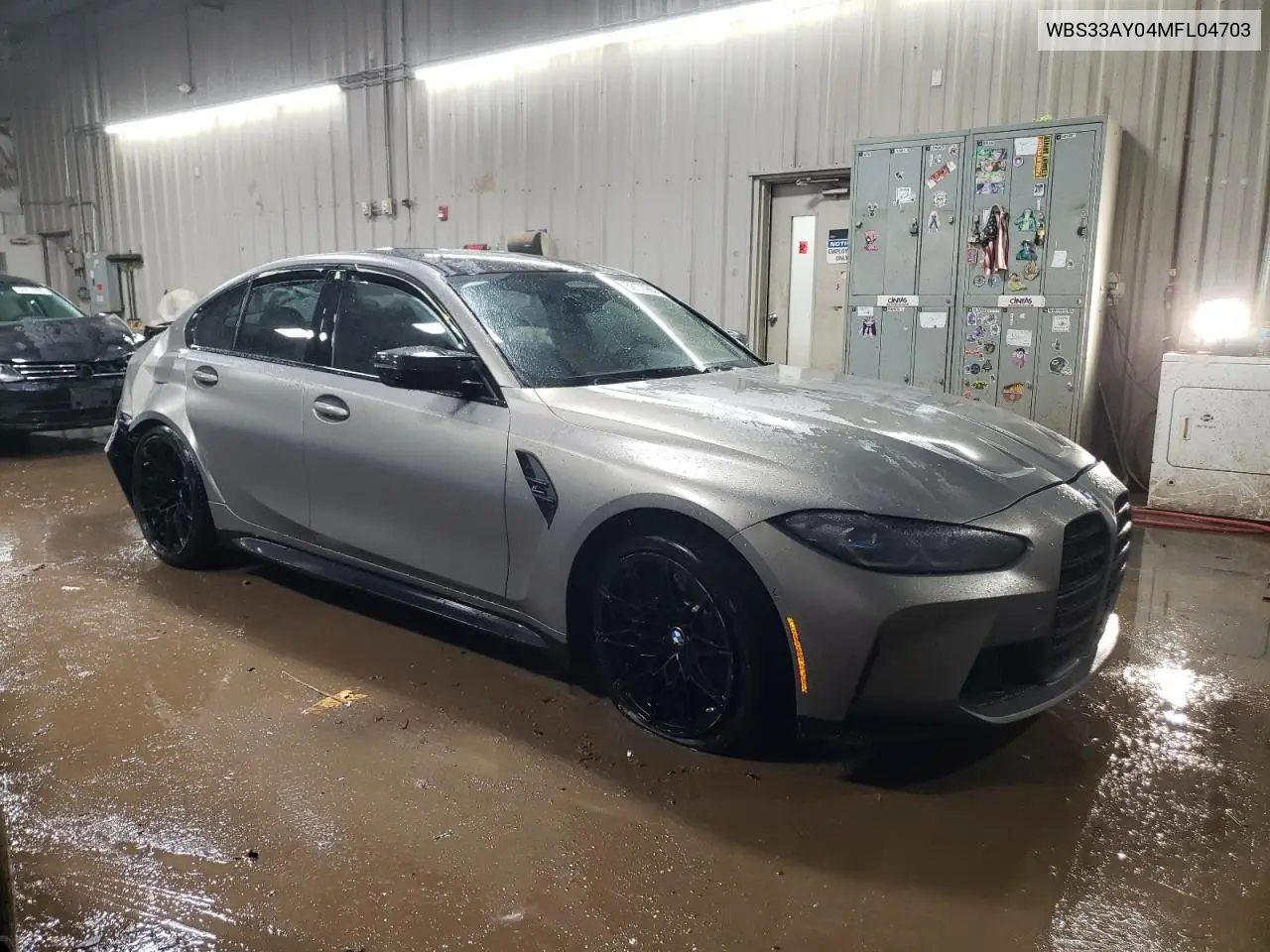 2021 BMW M3 Competition VIN: WBS33AY04MFL04703 Lot: 52173965