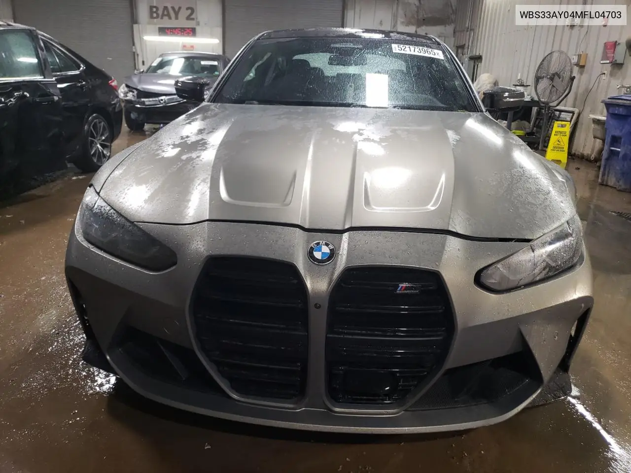 2021 BMW M3 Competition VIN: WBS33AY04MFL04703 Lot: 52173965