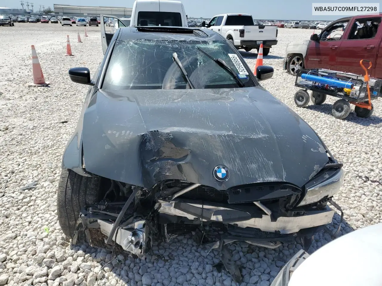 2021 BMW M340I VIN: WBA5U7C09MFL27298 Lot: 52590955