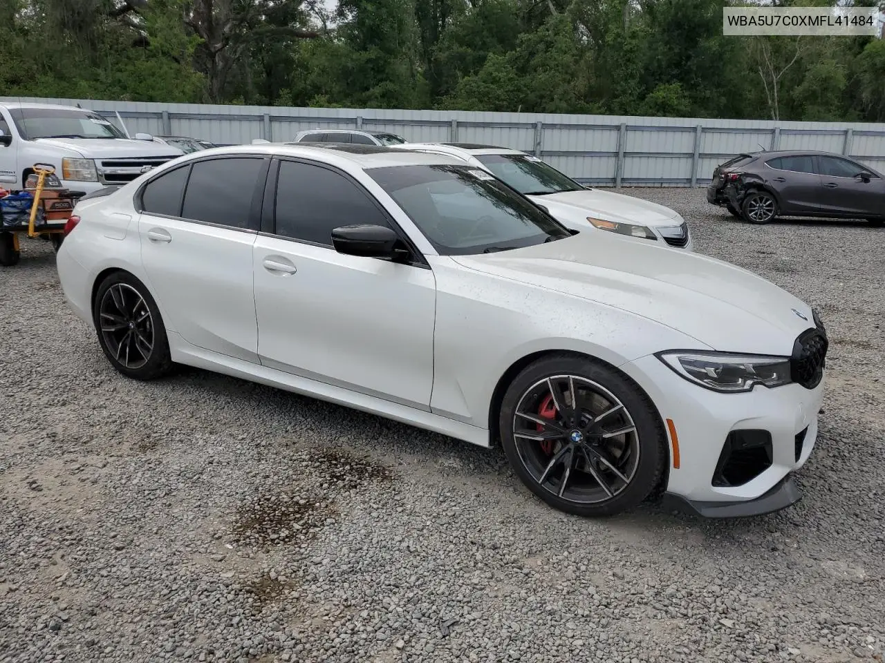2021 BMW M340I VIN: WBA5U7C0XMFL41484 Lot: 54053495