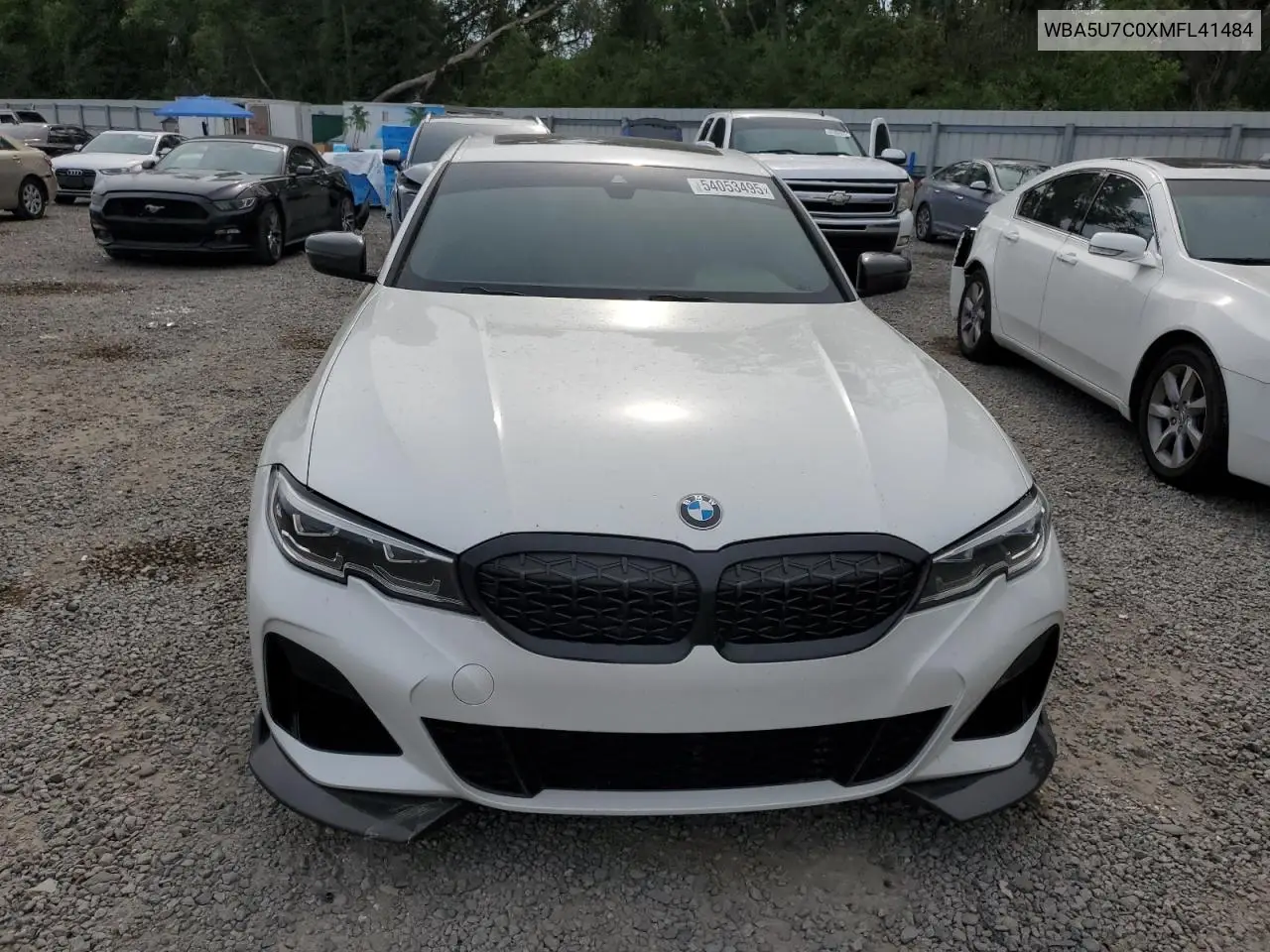2021 BMW M340I VIN: WBA5U7C0XMFL41484 Lot: 54053495