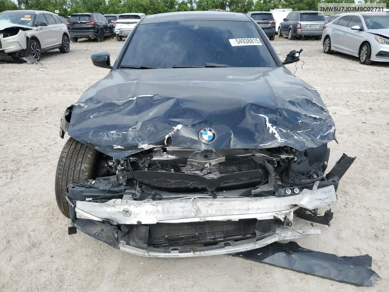 2021 BMW M340I VIN: 3MW5U7J03M8C02731 Lot: 54938815