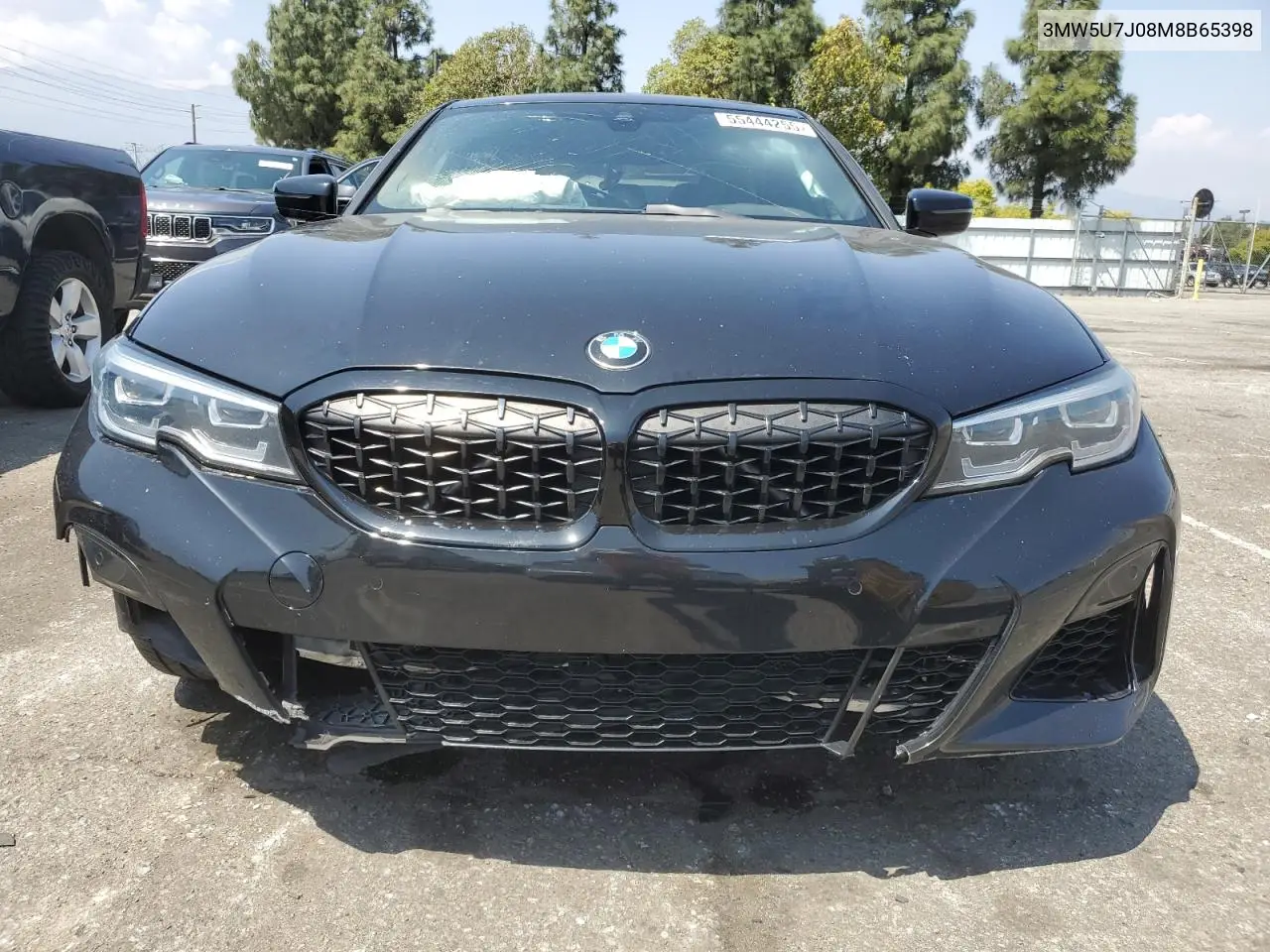 2021 BMW M340I VIN: 3MW5U7J08M8B65398 Lot: 55444255