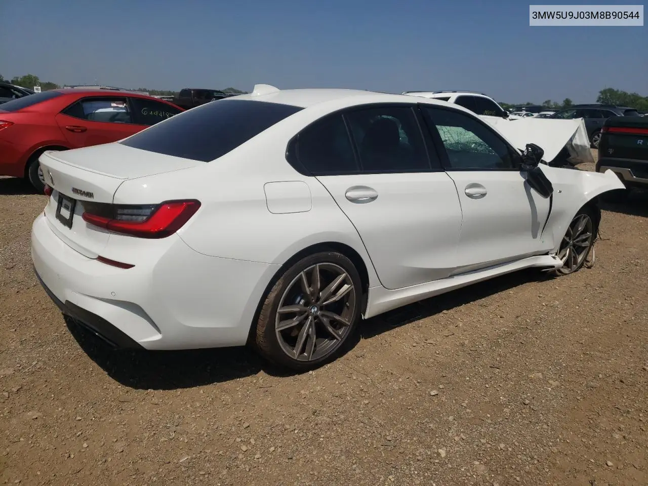 2021 BMW M340Xi VIN: 3MW5U9J03M8B90544 Lot: 56207995