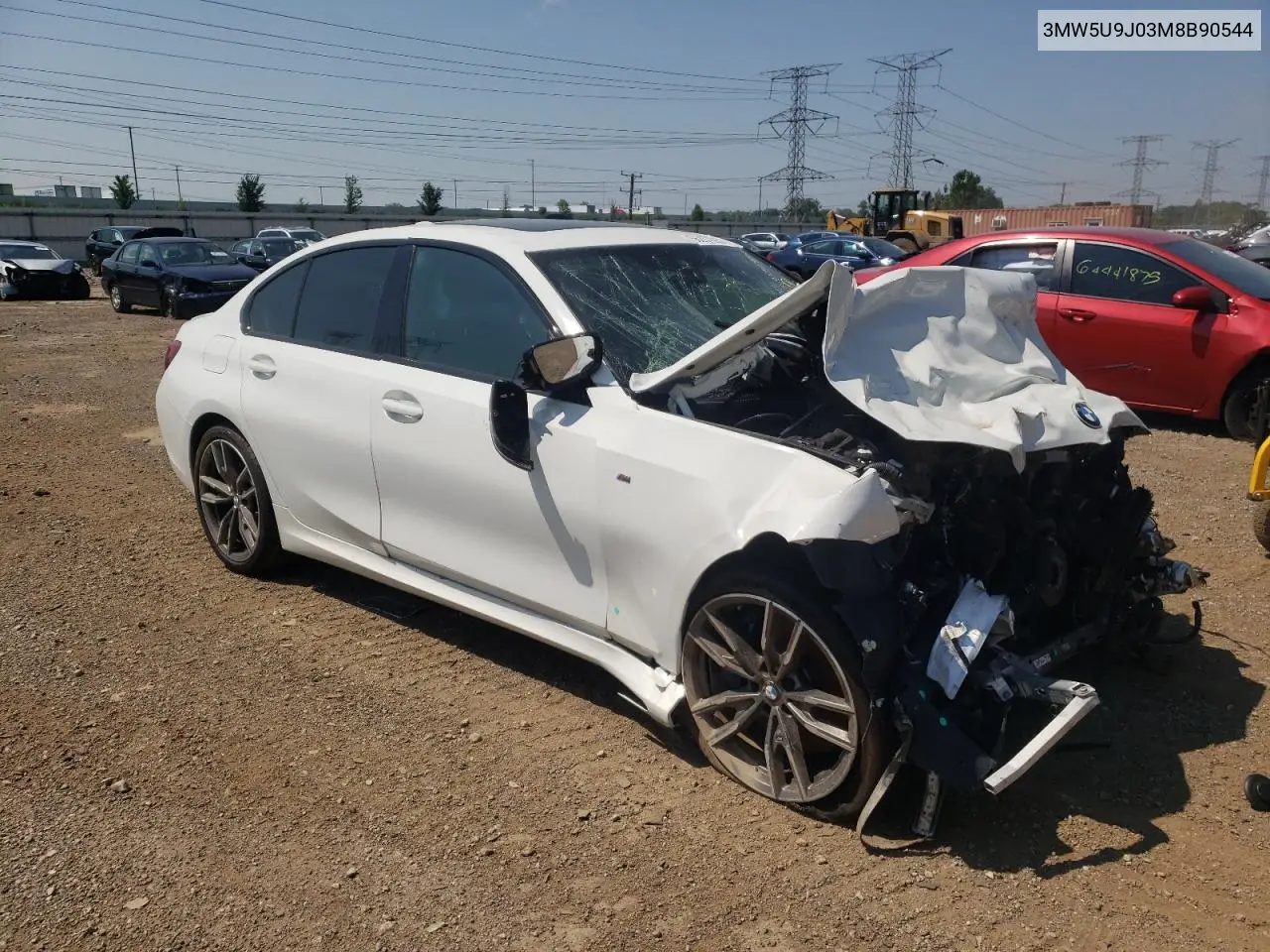 2021 BMW M340Xi VIN: 3MW5U9J03M8B90544 Lot: 56207995