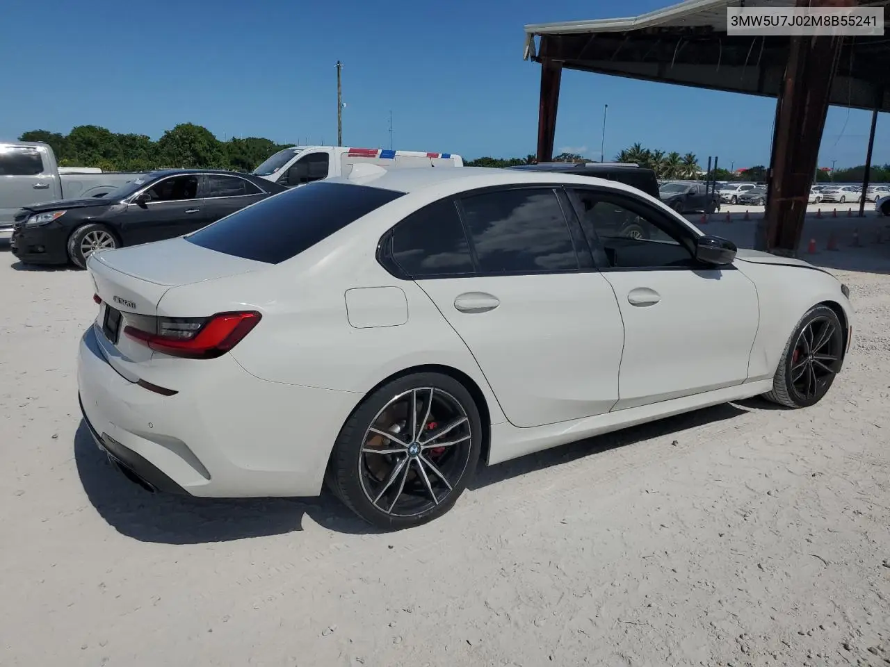 2021 BMW M340I VIN: 3MW5U7J02M8B55241 Lot: 57412895