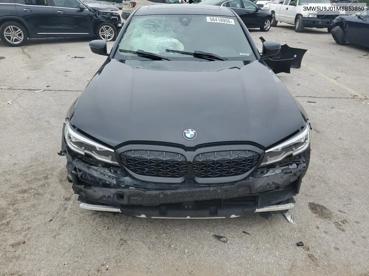 2021 BMW M340Xi VIN: 3MW5U9J01M8B53850 Lot: 58418955