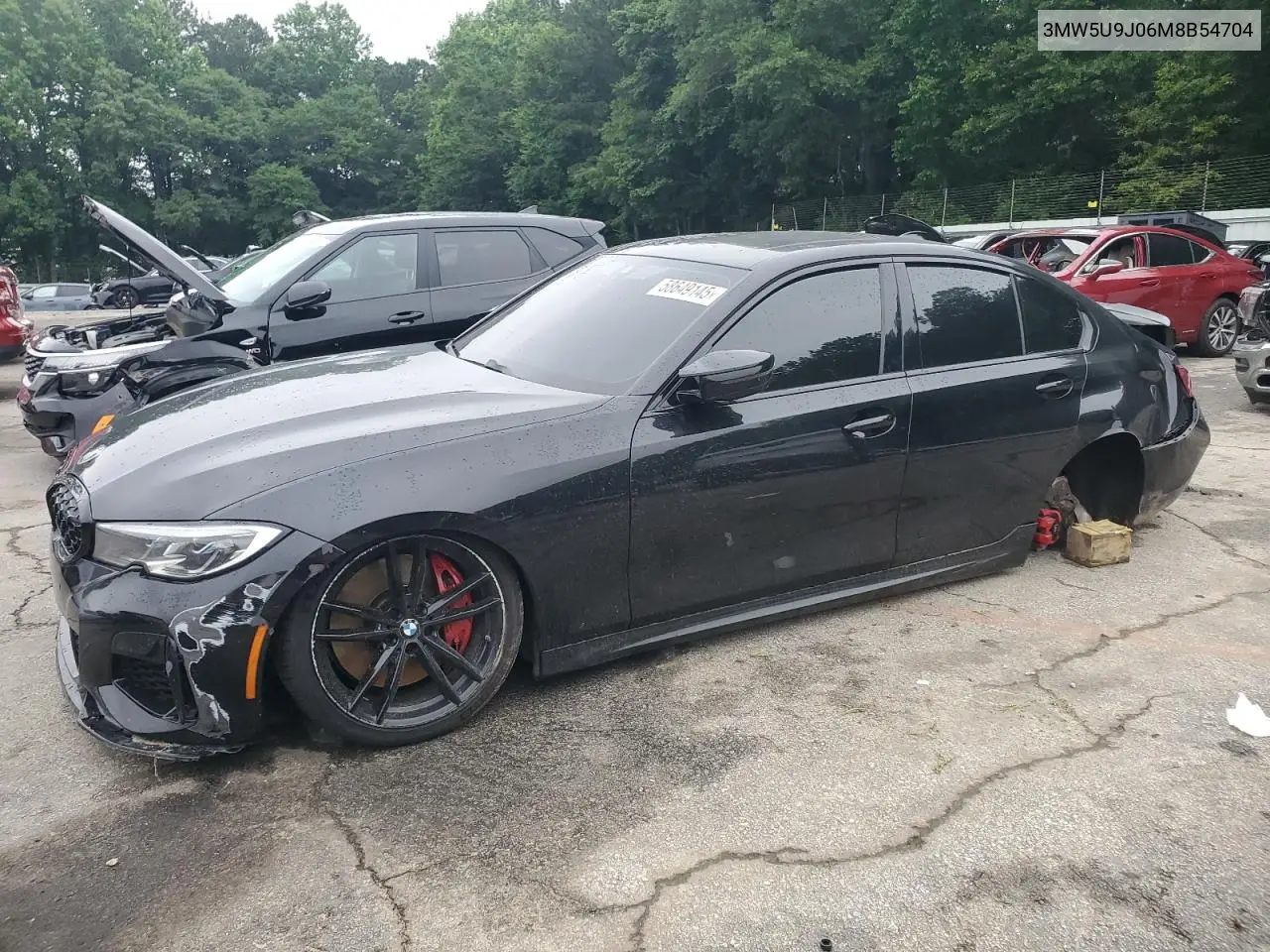 2021 BMW M340Xi VIN: 3MW5U9J06M8B54704 Lot: 58649145
