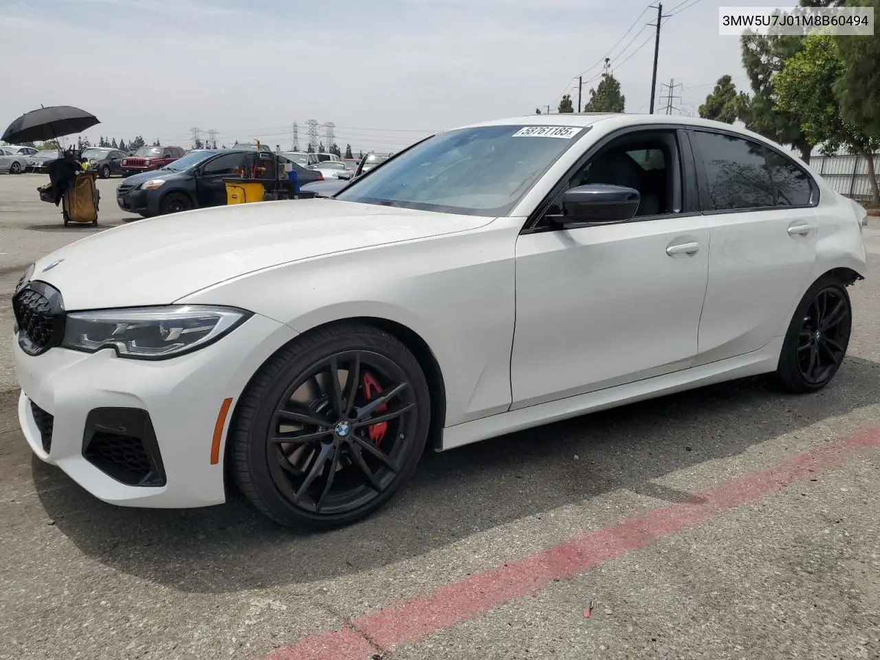 2021 BMW M340I VIN: 3MW5U7J01M8B60494 Lot: 58761185