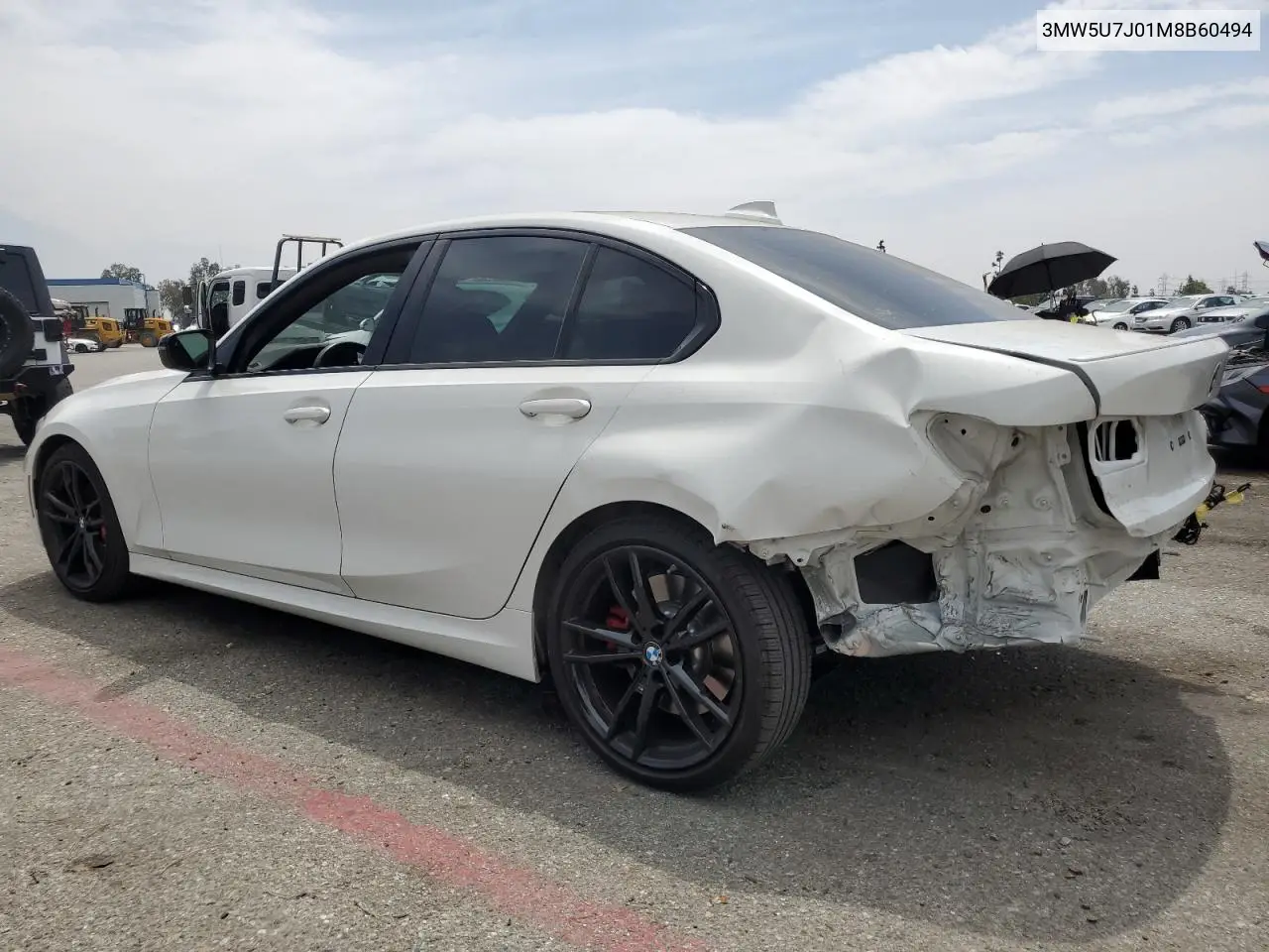 2021 BMW M340I VIN: 3MW5U7J01M8B60494 Lot: 58761185