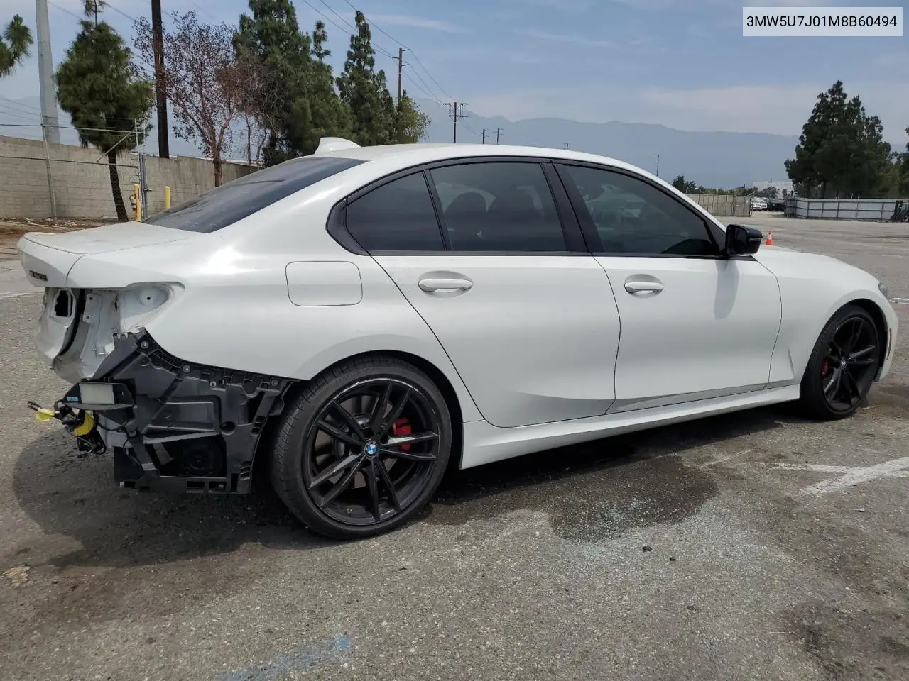 2021 BMW M340I VIN: 3MW5U7J01M8B60494 Lot: 58761185