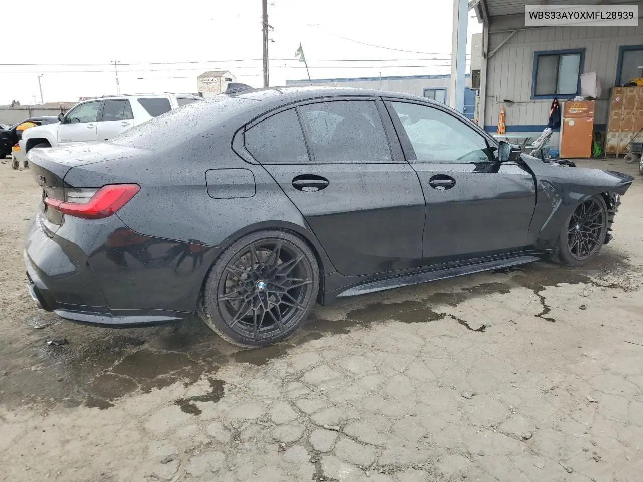 2021 BMW M3 Competition VIN: WBS33AY0XMFL28939 Lot: 59543845