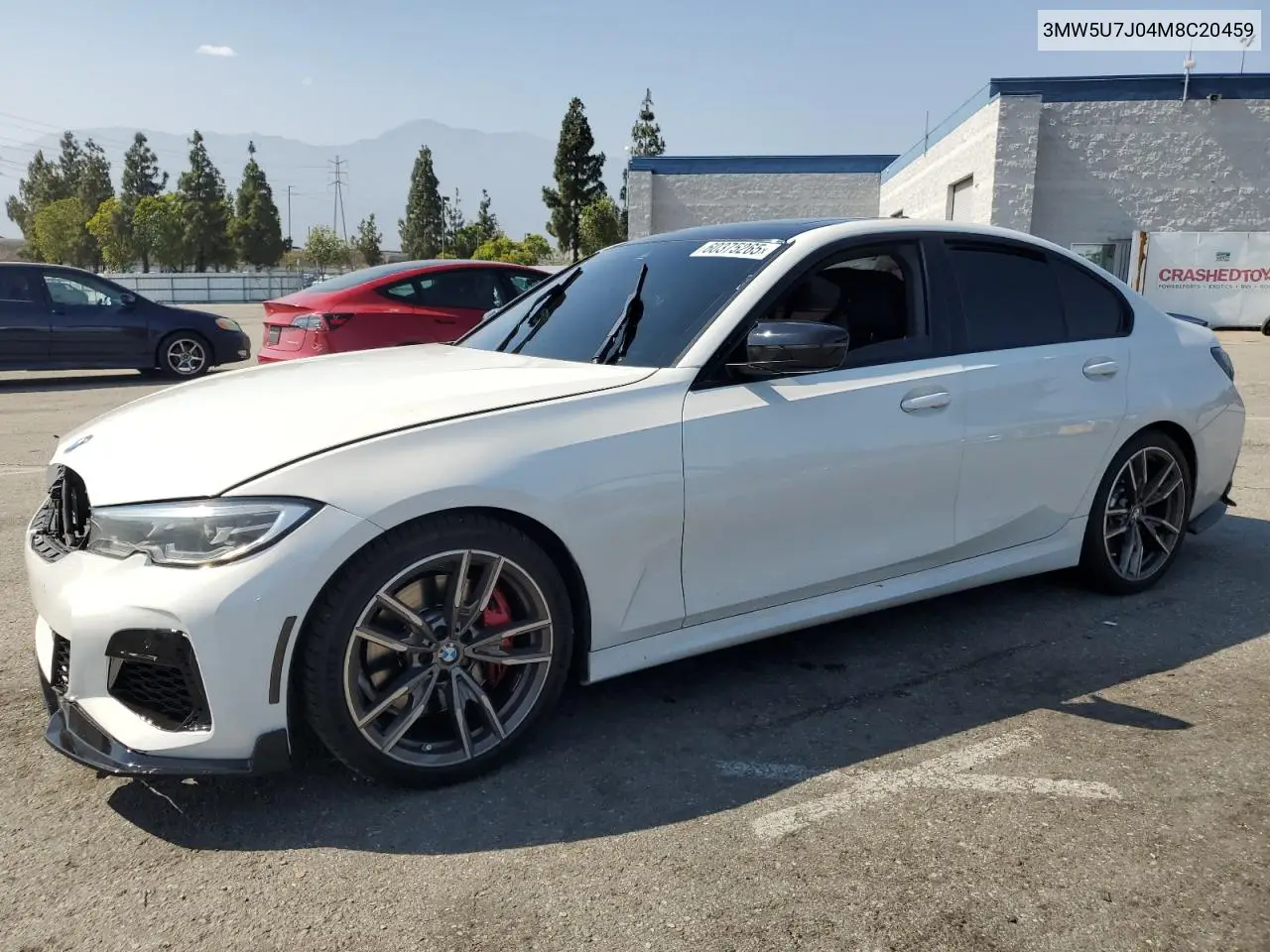 2021 BMW M340I VIN: 3MW5U7J04M8C20459 Lot: 60375265