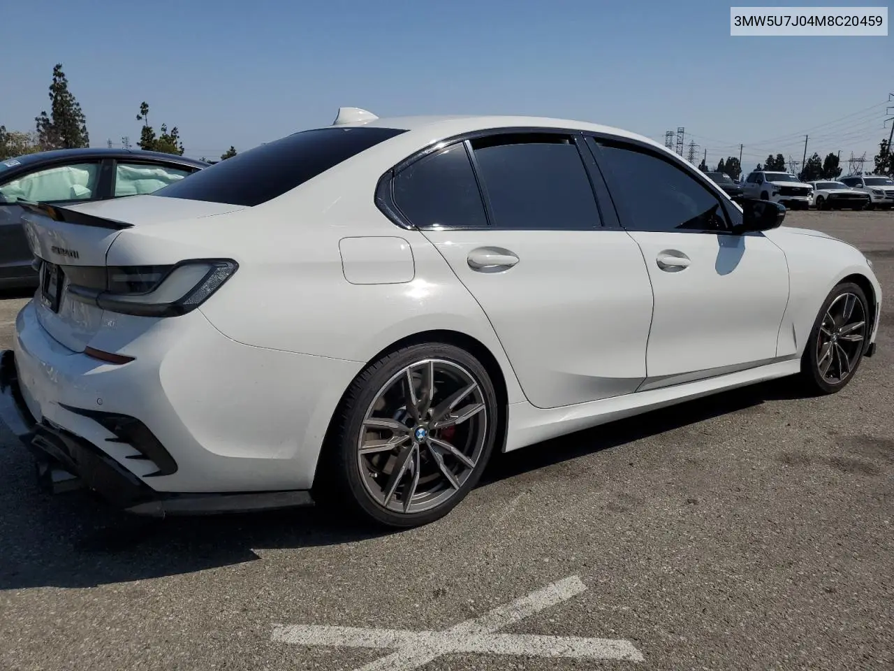 2021 BMW M340I VIN: 3MW5U7J04M8C20459 Lot: 60375265
