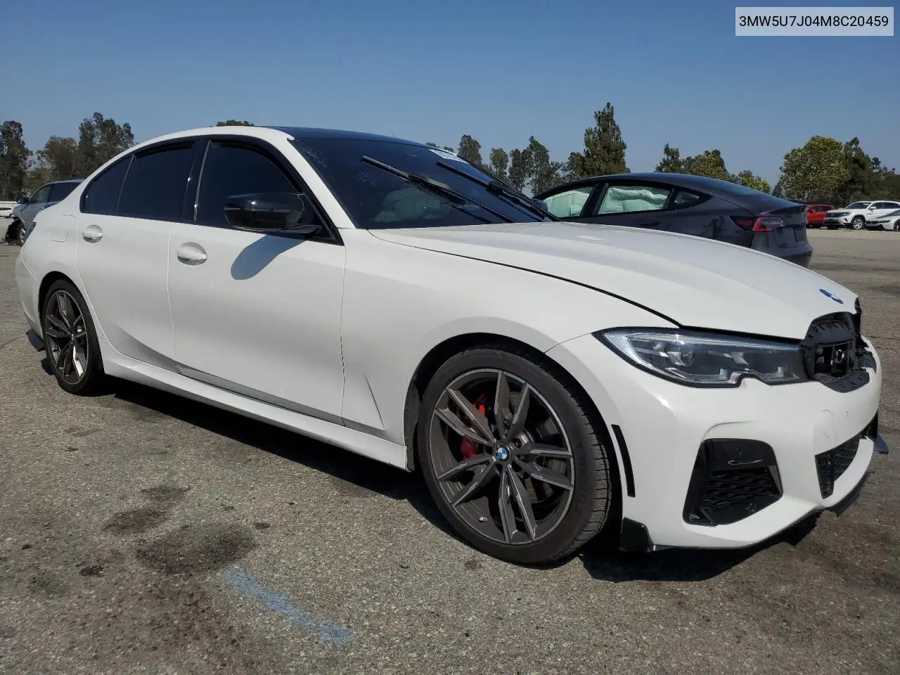 2021 BMW M340I VIN: 3MW5U7J04M8C20459 Lot: 60375265