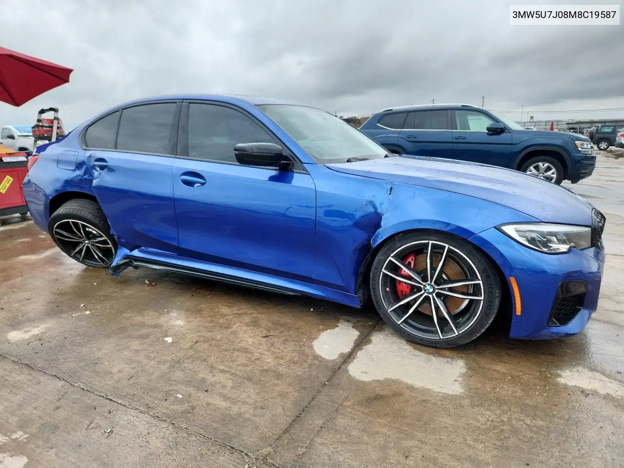2021 BMW M340I VIN: 3MW5U7J08M8C19587 Lot: 60456485