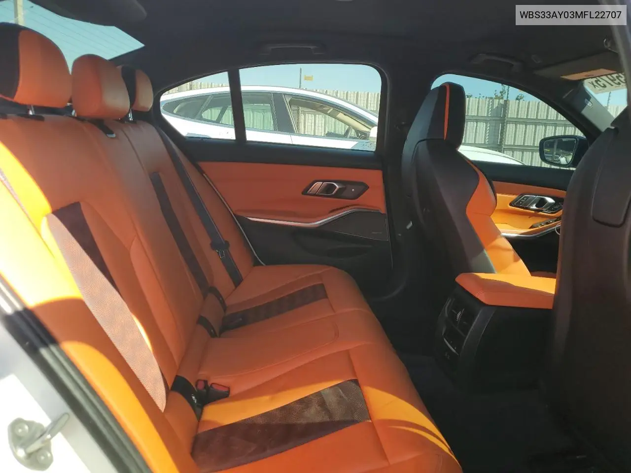 2021 BMW M3 Competition VIN: WBS33AY03MFL22707 Lot: 60885975