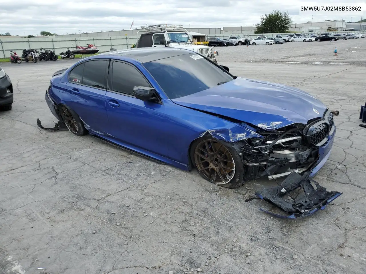 2021 BMW M340I VIN: 3MW5U7J02M8B53862 Lot: 61327525