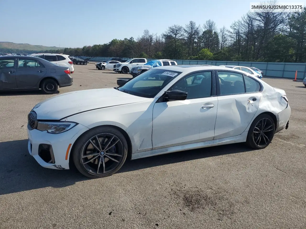2021 BMW M340Xi VIN: 3MW5U9J02M8C13375 Lot: 61607005