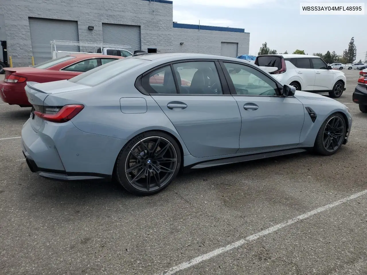 2021 BMW M3 VIN: WBS53AY04MFL48595 Lot: 62152185