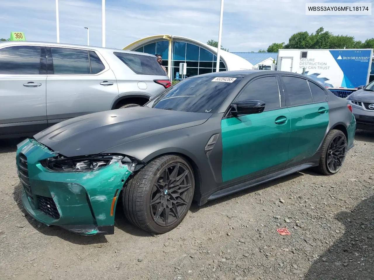 2021 BMW M3 VIN: WBS53AY06MFL18174 Lot: 63284265