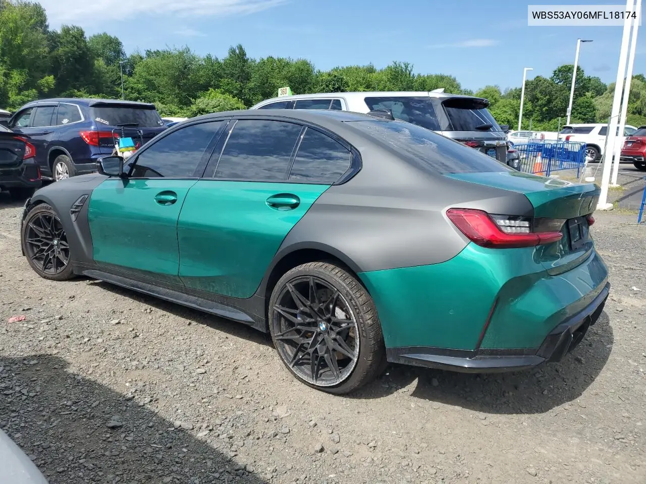 2021 BMW M3 VIN: WBS53AY06MFL18174 Lot: 63284265