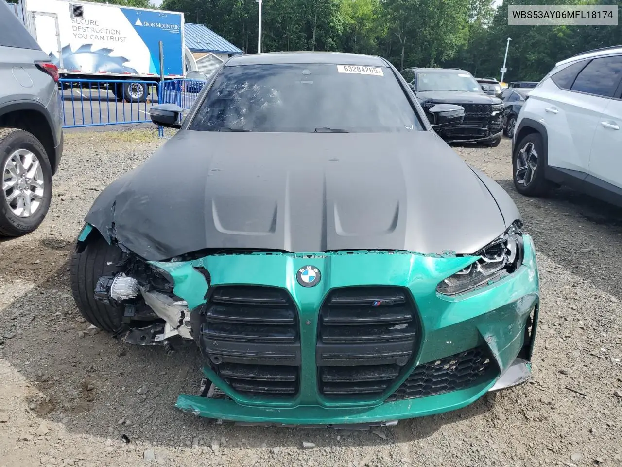 2021 BMW M3 VIN: WBS53AY06MFL18174 Lot: 63284265
