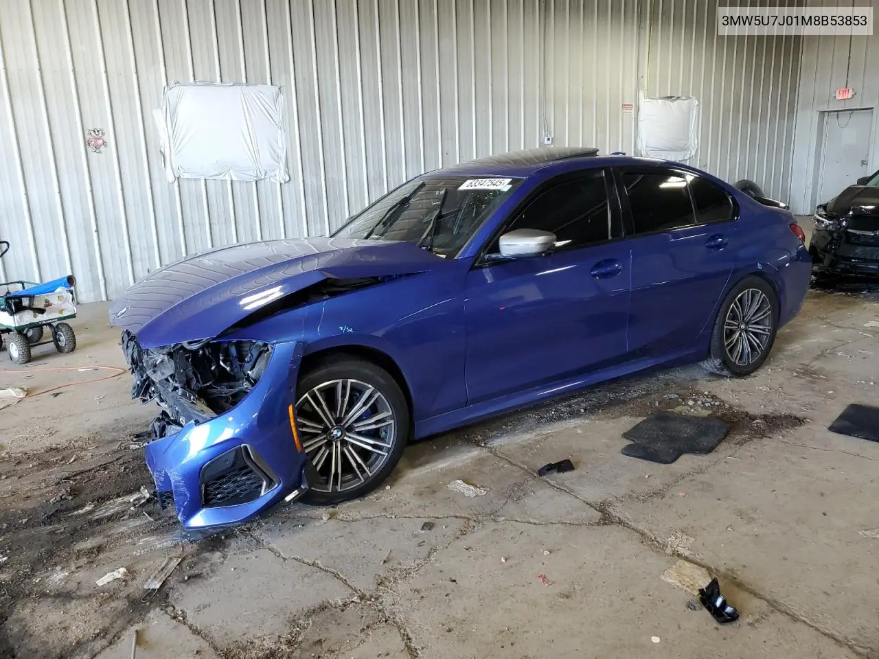 2021 BMW M340I VIN: 3MW5U7J01M8B53853 Lot: 63347545