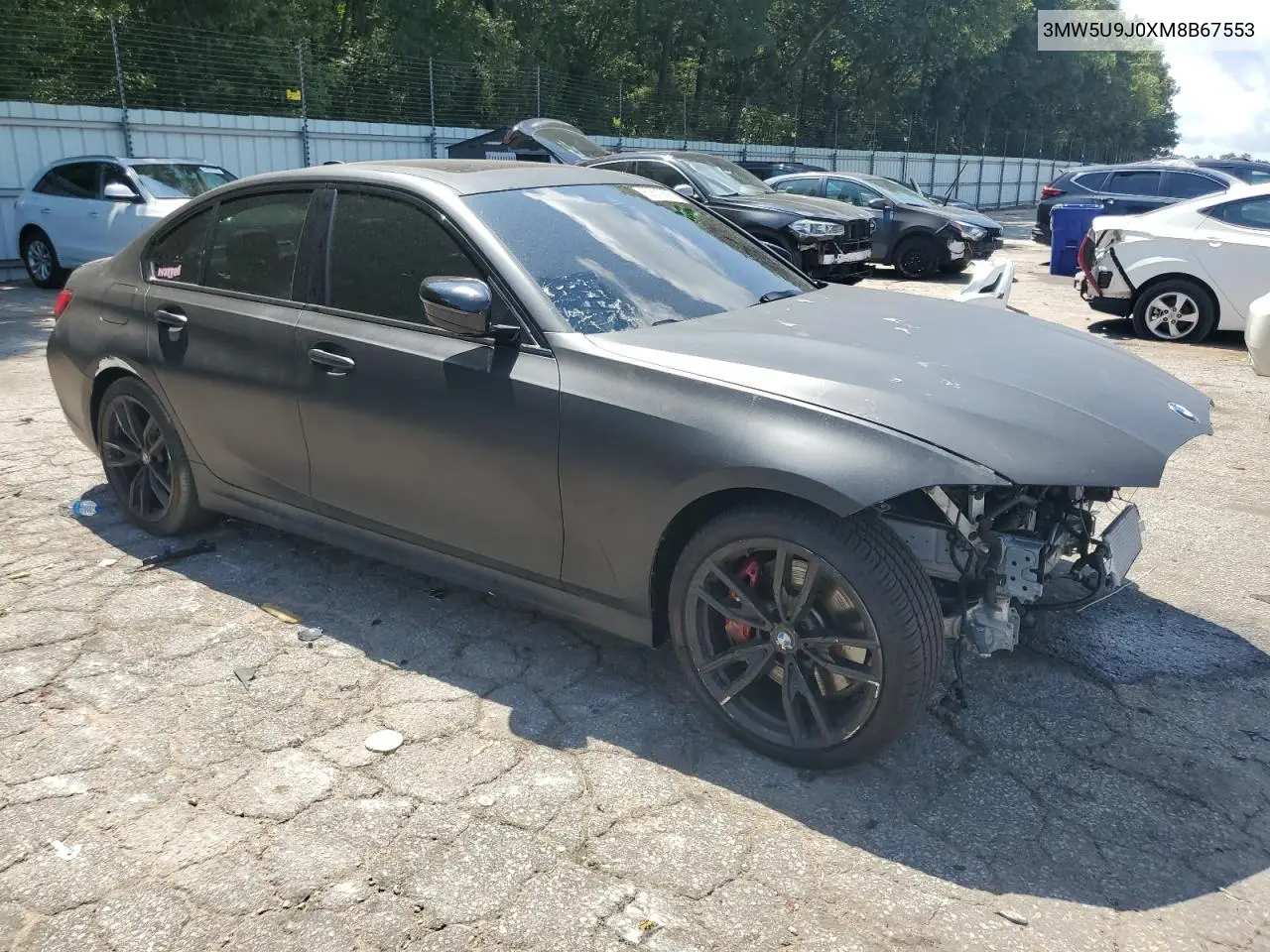 2021 BMW M340Xi VIN: 3MW5U9J0XM8B67553 Lot: 63672805