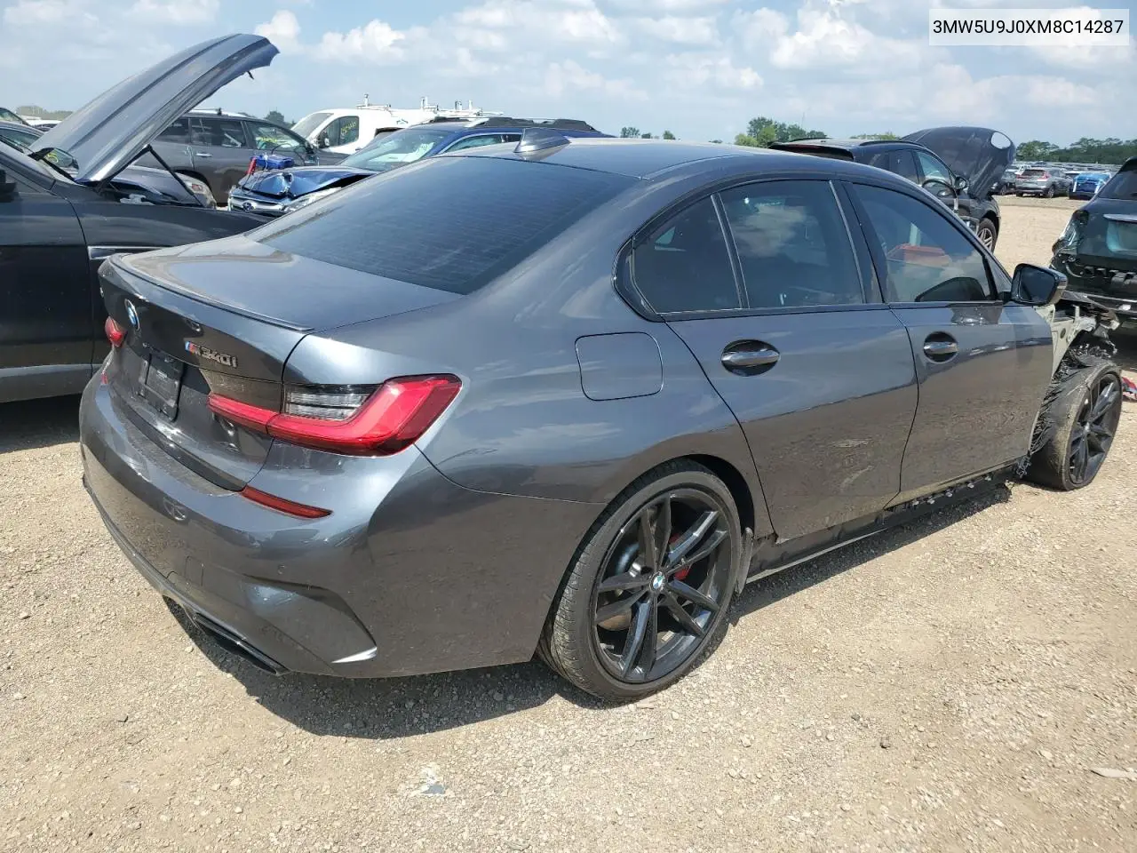 2021 BMW M340Xi VIN: 3MW5U9J0XM8C14287 Lot: 63743275