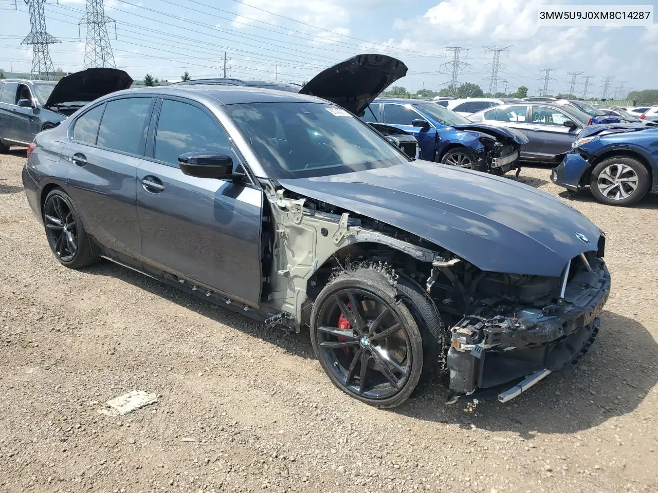 2021 BMW M340Xi VIN: 3MW5U9J0XM8C14287 Lot: 63743275