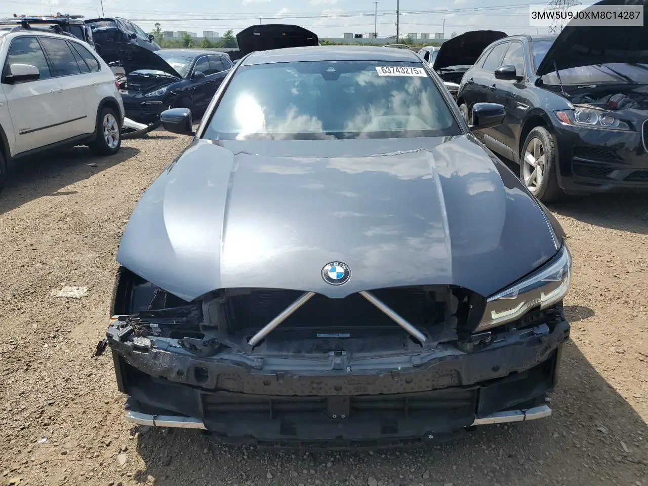 2021 BMW M340Xi VIN: 3MW5U9J0XM8C14287 Lot: 63743275