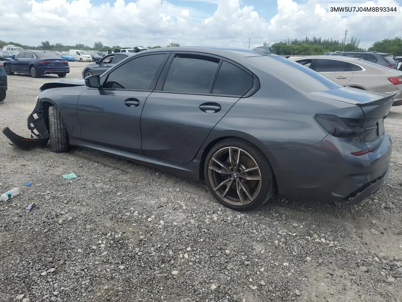2021 BMW M340I VIN: 3MW5U7J04M8B93344 Lot: 64075005