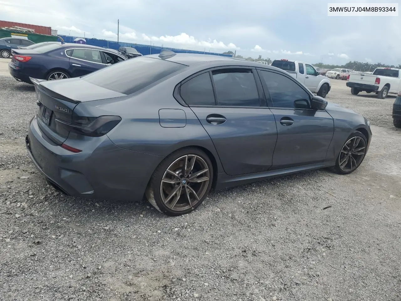 2021 BMW M340I VIN: 3MW5U7J04M8B93344 Lot: 64075005