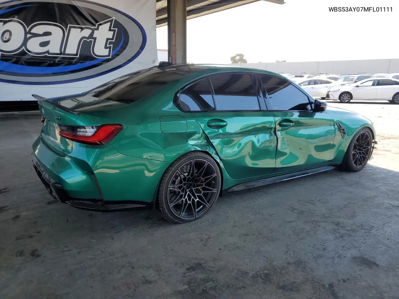 2021 BMW M3 VIN: WBS53AY07MFL01111 Lot: 64678145