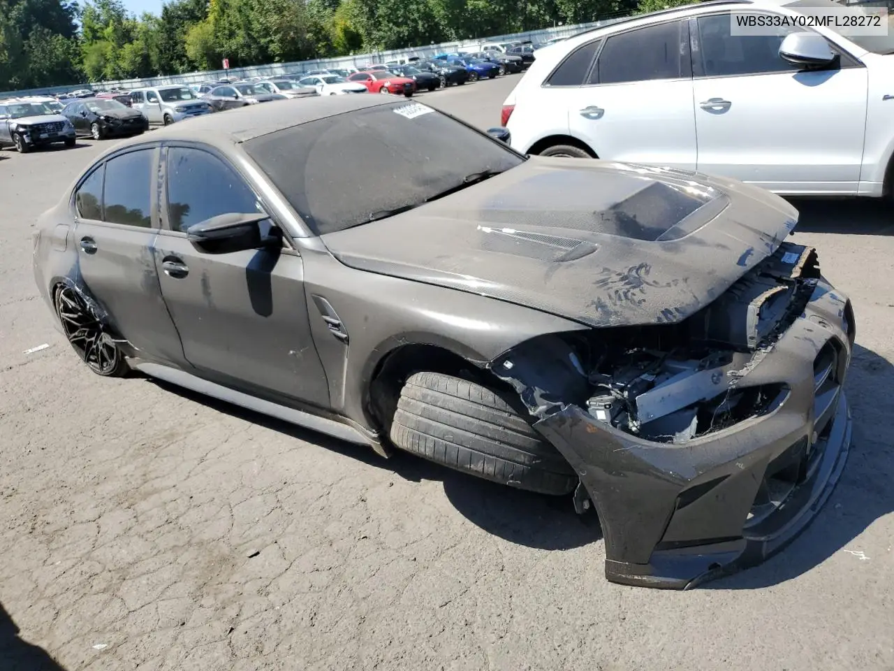 2021 BMW M3 Competition VIN: WBS33AY02MFL28272 Lot: 65024545