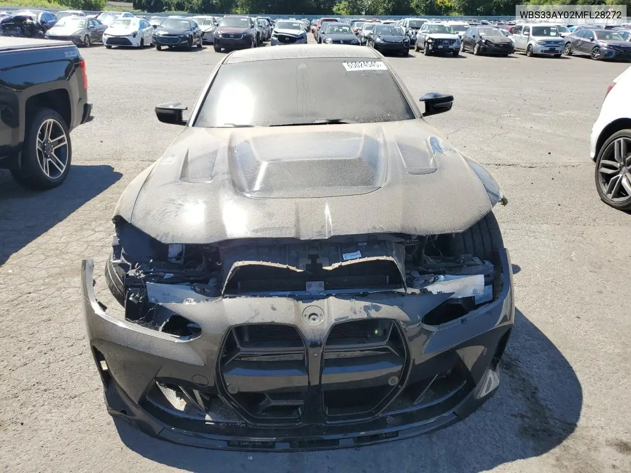 2021 BMW M3 Competition VIN: WBS33AY02MFL28272 Lot: 65024545