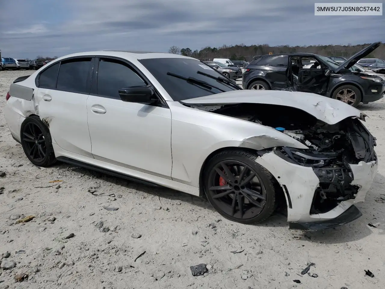 2022 BMW M340I VIN: 3MW5U7J05N8C57442 Lot: 47429075