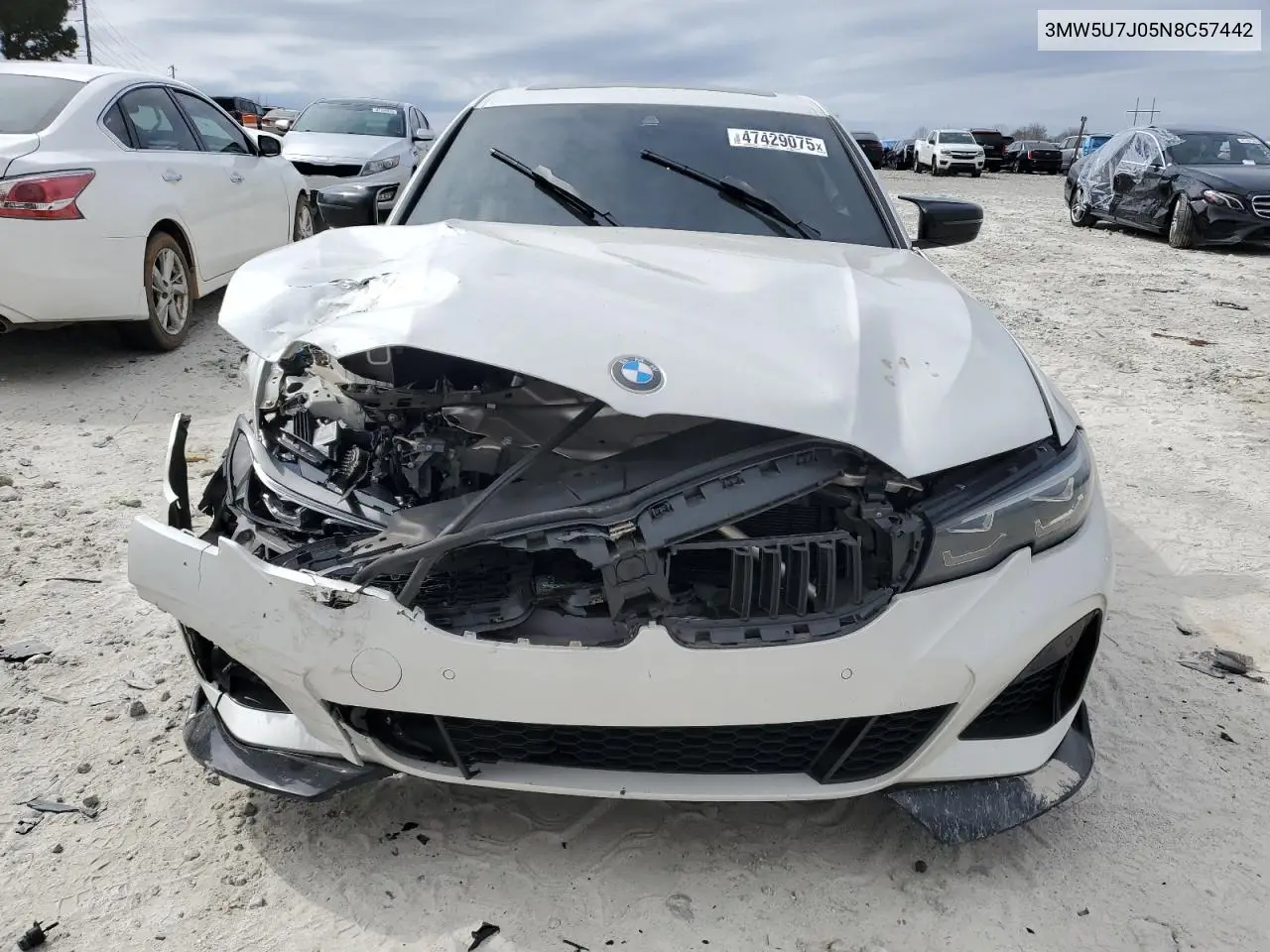 2022 BMW M340I VIN: 3MW5U7J05N8C57442 Lot: 47429075