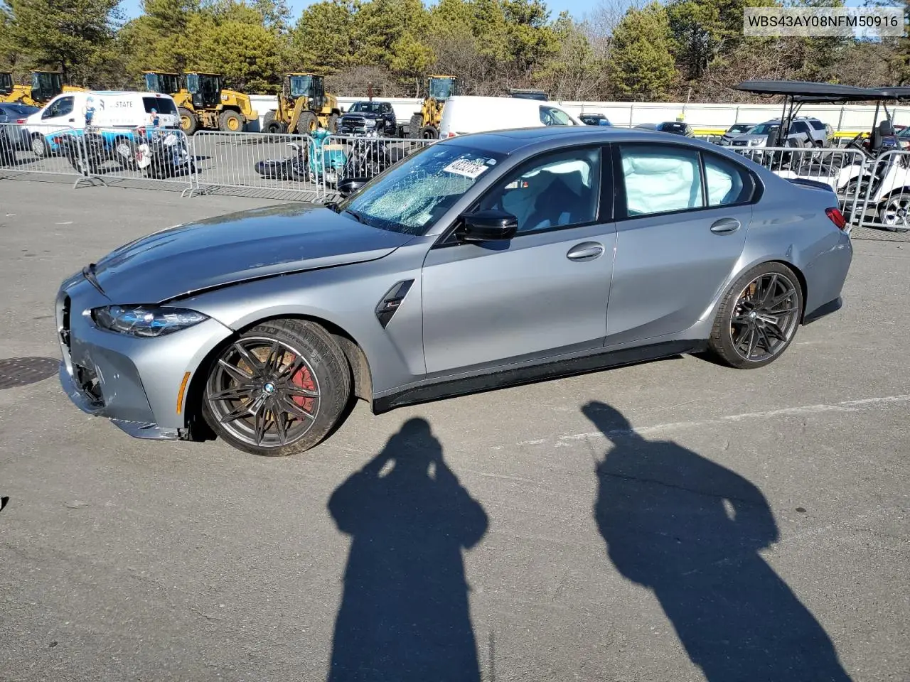 2022 BMW M3 Competition VIN: WBS43AY08NFM50916 Lot: 48232735