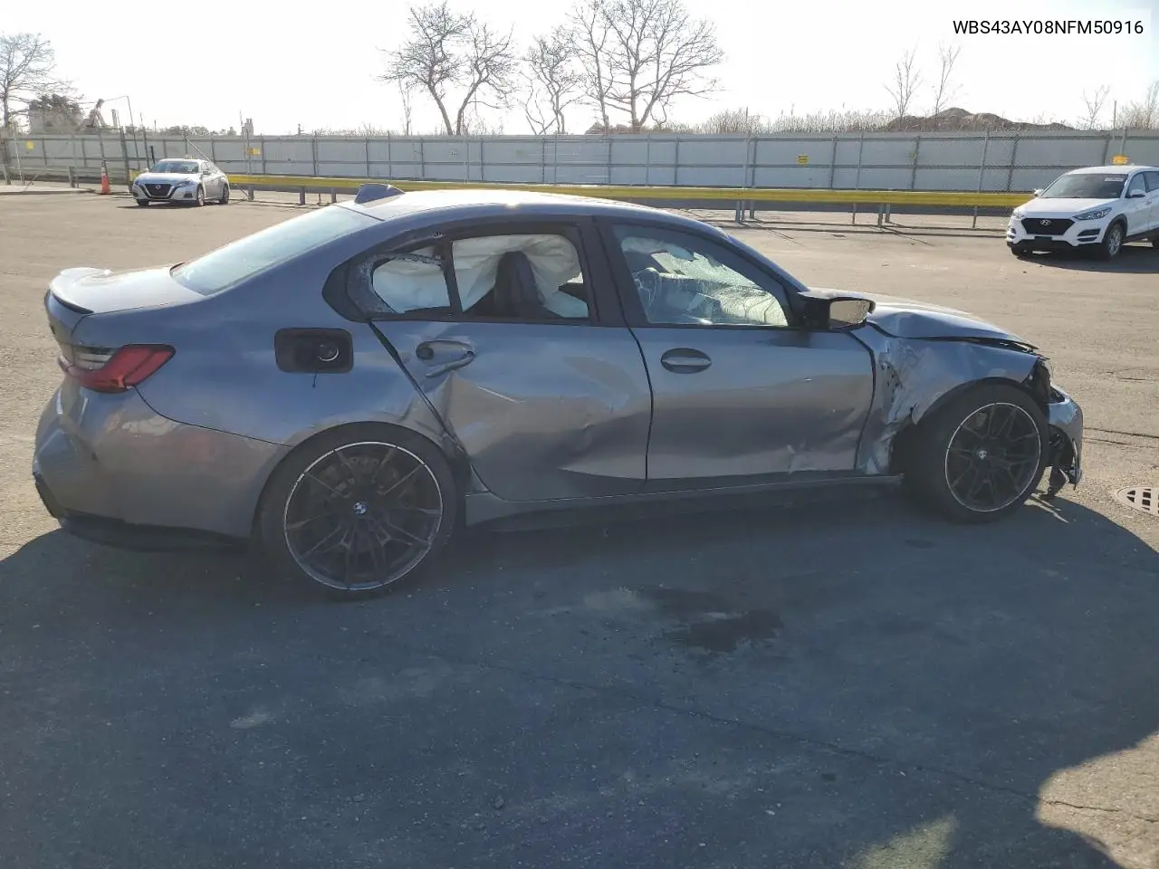 2022 BMW M3 Competition VIN: WBS43AY08NFM50916 Lot: 48232735