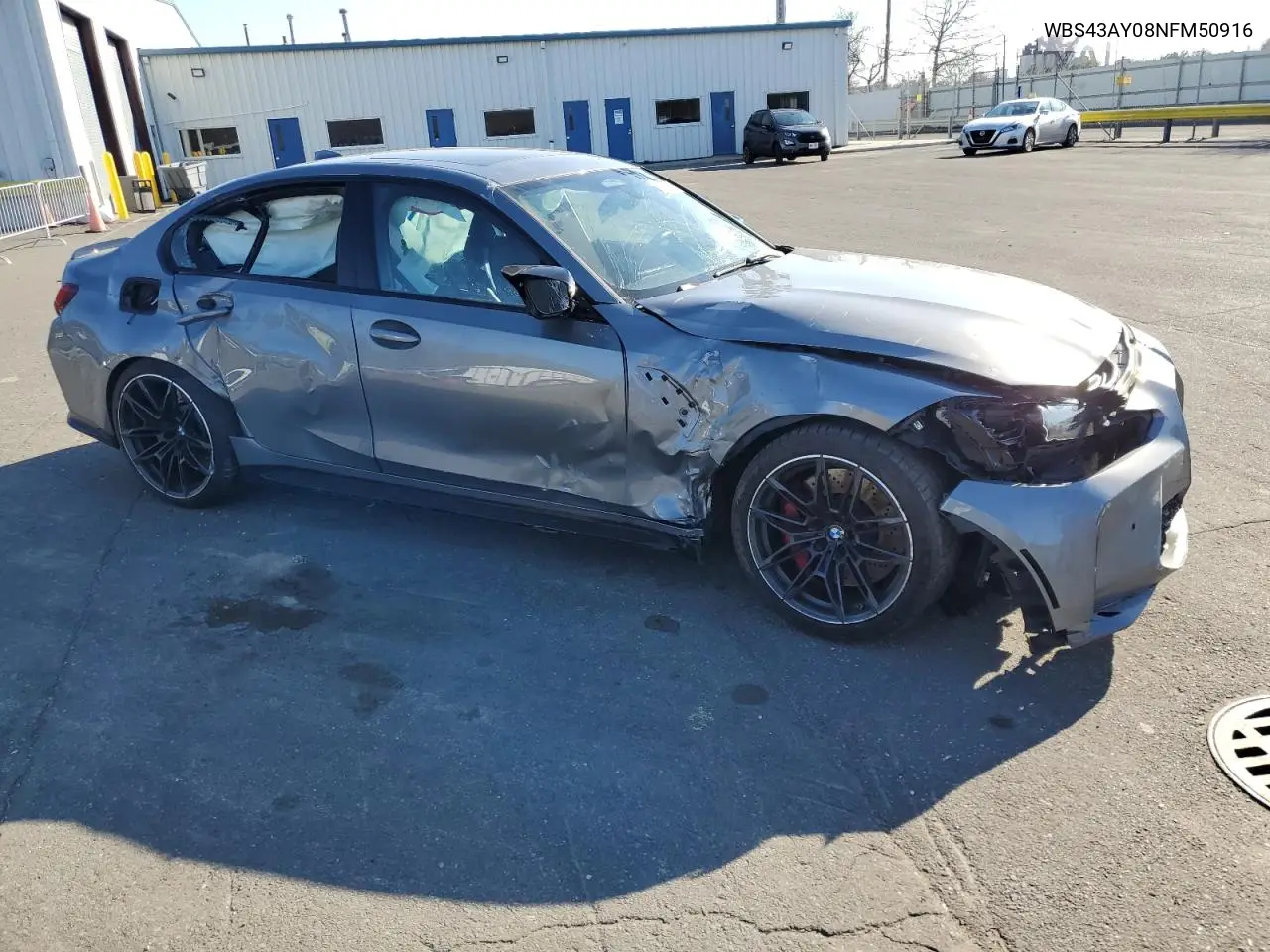 2022 BMW M3 Competition VIN: WBS43AY08NFM50916 Lot: 48232735