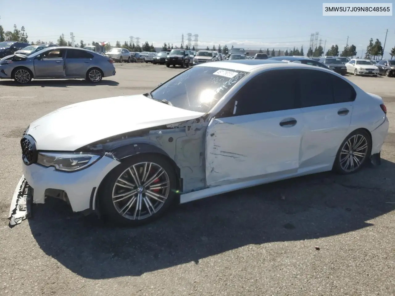 2022 BMW M340I VIN: 3MW5U7J09N8C48565 Lot: 49178055