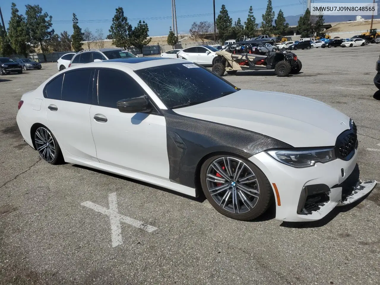 2022 BMW M340I VIN: 3MW5U7J09N8C48565 Lot: 49178055