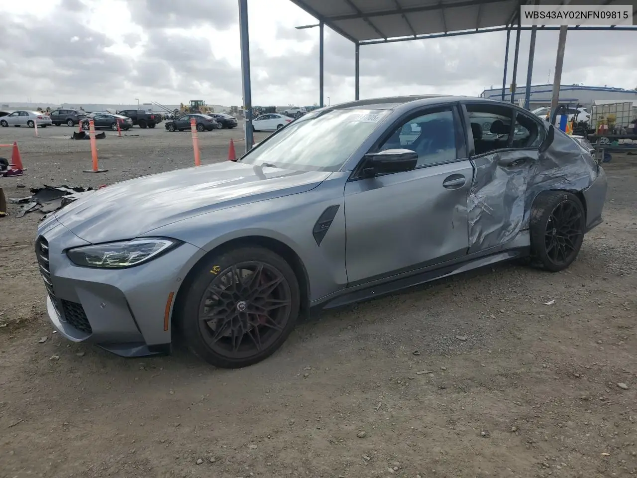 2022 BMW M3 Competition VIN: WBS43AY02NFN09815 Lot: 51021705