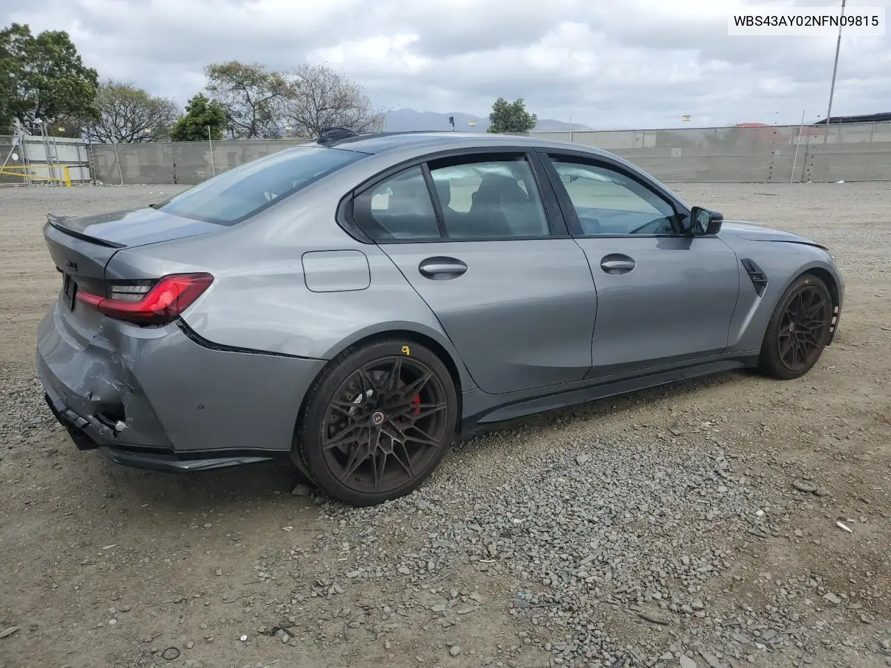 2022 BMW M3 Competition VIN: WBS43AY02NFN09815 Lot: 51021705
