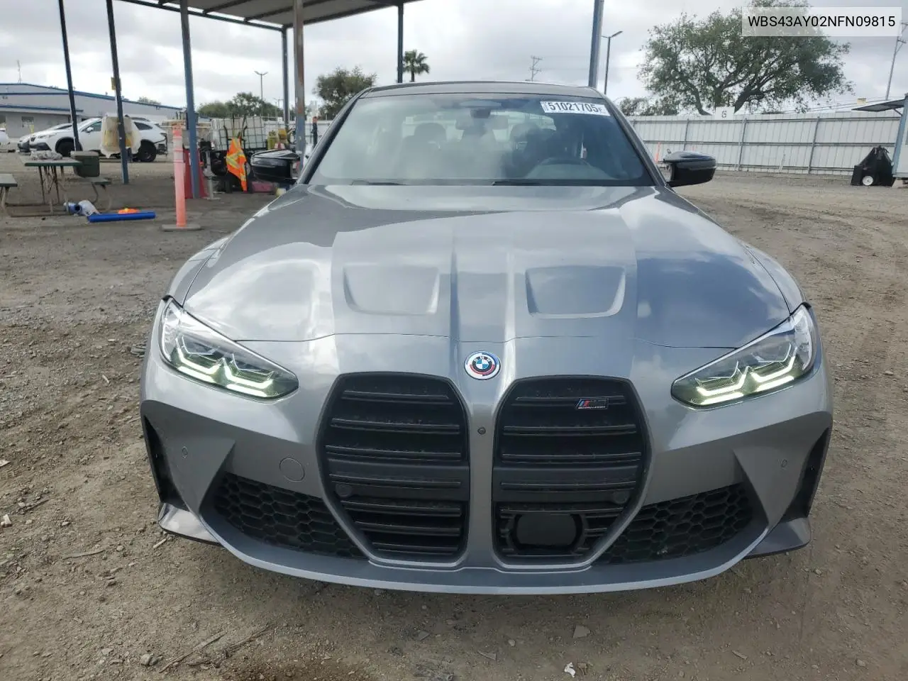 2022 BMW M3 Competition VIN: WBS43AY02NFN09815 Lot: 51021705