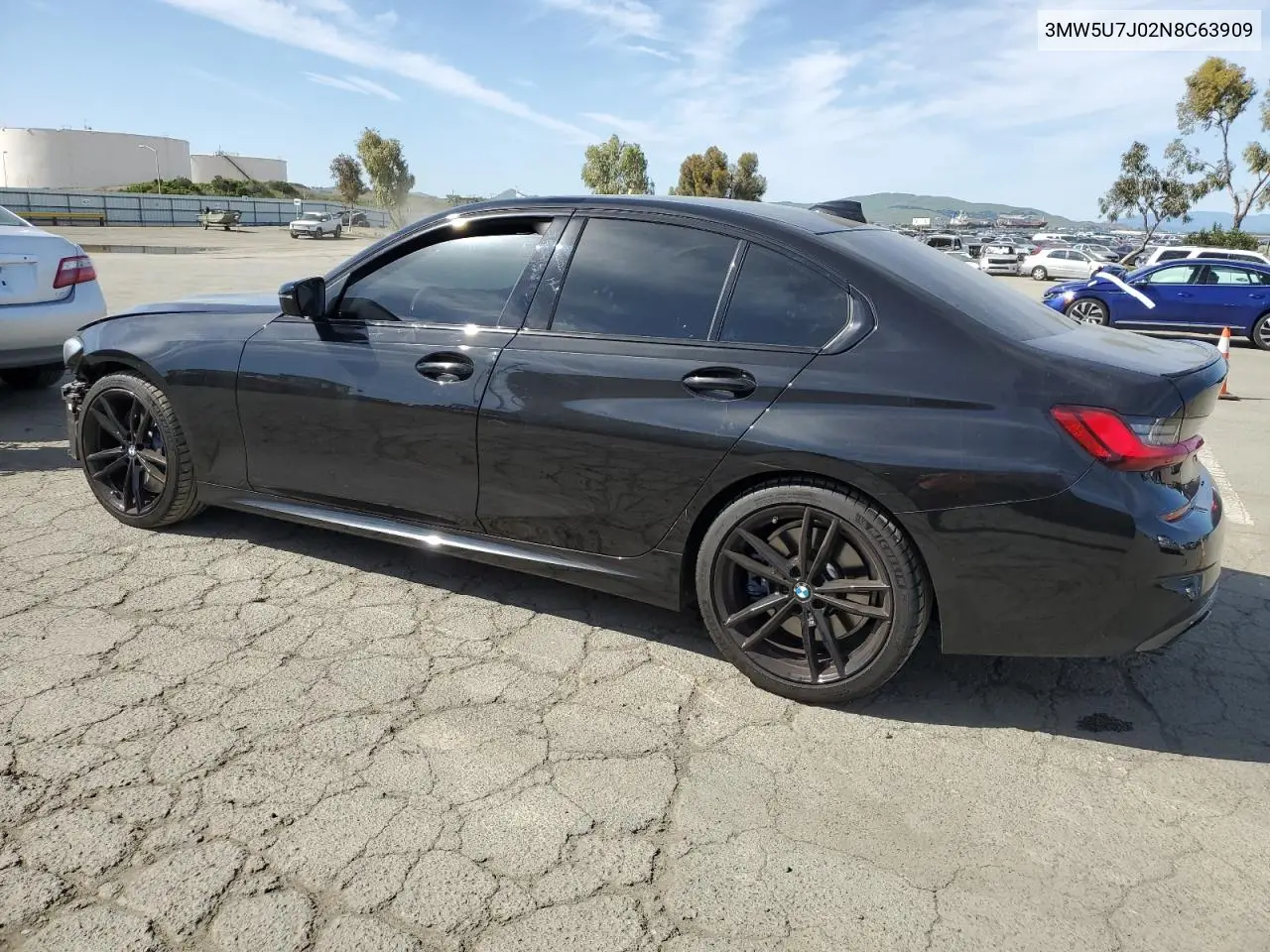 2022 BMW M340I VIN: 3MW5U7J02N8C63909 Lot: 51903165